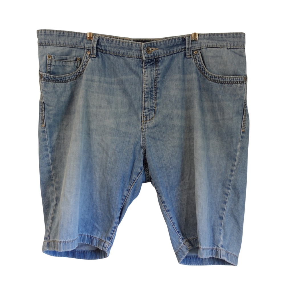 Bugatti Mens Light Wash Denim Shorts Blue Cotton 60D‎ 42x10 Lissabon European